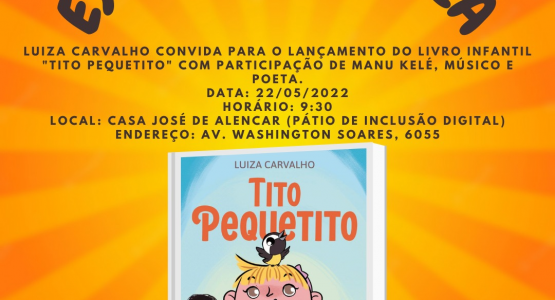 Lançamento do livro infantil "Tito Pequetito"