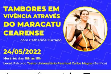 Conferência dançante Tambores em Vivência através do Maracatu