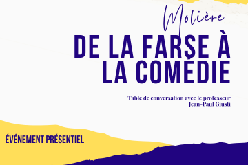 Mesa redonda: “Molière: de la farse à la comédie”