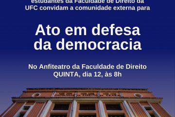 ATO EM DEFESA DA DEMOCRACIA