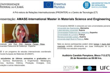Apresentação do International Master in Materials Science and Engineering (AMASE)