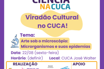 Projeto Ciência na Cuca leva experiência prática com microscópio ao público do Cuca José Walter