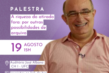 Pós-graduação em História da UFC promove palestra em alusão ao Dia do Historiador