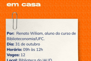 Curso de Biblioteconomia da UFC promove oficina de cuidado com livros