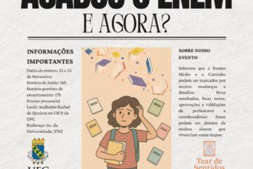 Evento “Acabou o Enem, e agora?” promove reflexão sobre escolhas universitárias no Centro de Humanidades