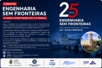 Engenharia sem Fronteiras marca trajetória de cooperação acadêmica entre UFC e França