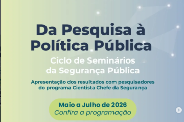 UFC e Uece promovem ciclo de seminários gratuitos sobre segurança pública e produção científica
