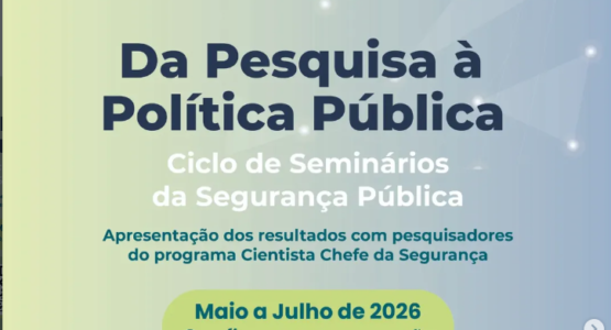 UFC e Uece promovem ciclo de seminários gratuitos sobre segurança pública e produção científica